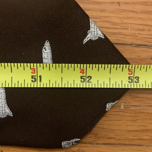 80’s INCREDIBLE SPACE SHUTTLE CHALLENGER AND ASTRONAUT EMBROIDERED NECKTIE. - Picture 9 of 10
